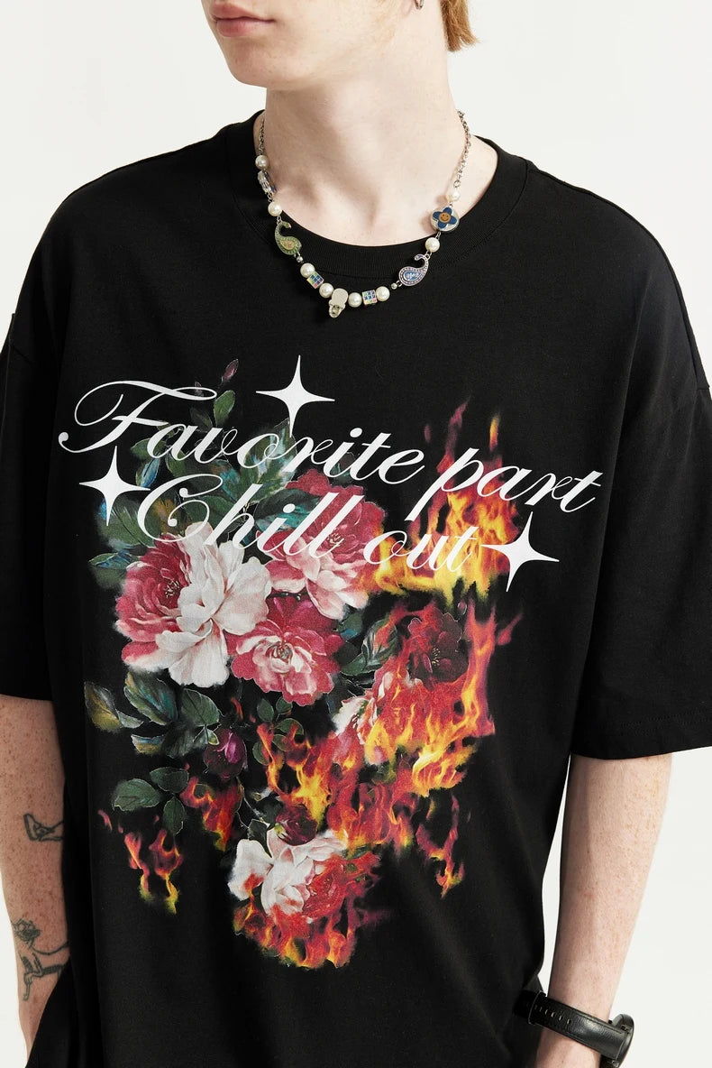 Flame Floral T-Shirt