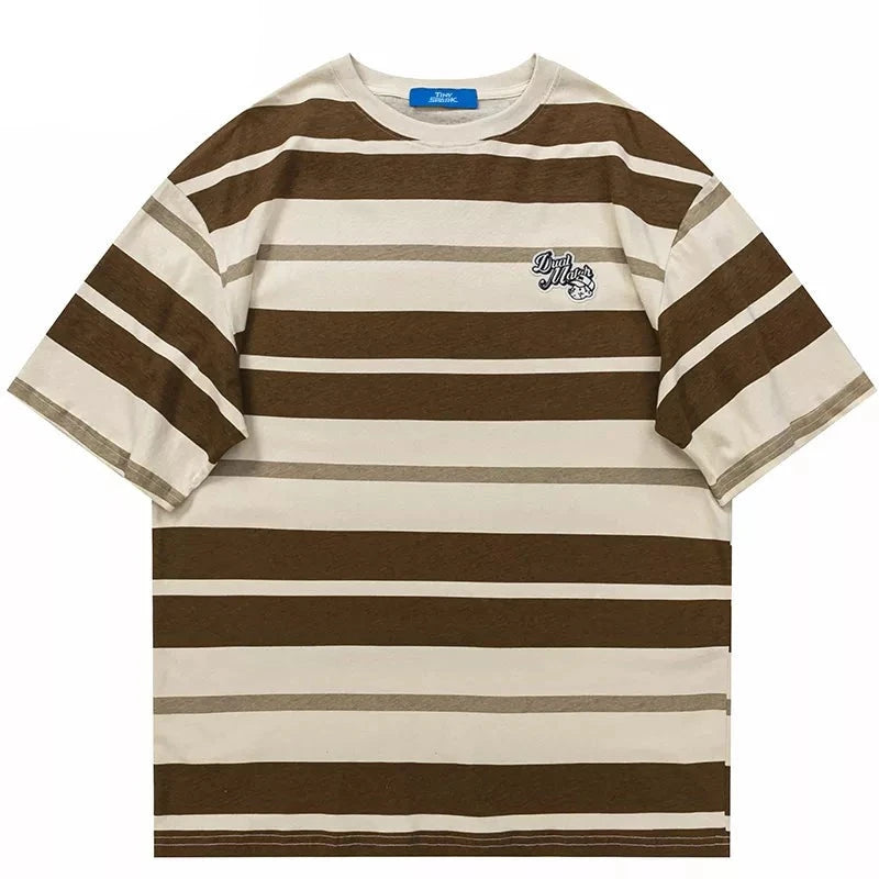 Dual Match Striped T-Shirt